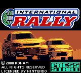 International Rally (USA) Title Screen